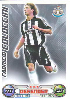 Fabricio Coloccini Newcastle United 2008/09 Topps Match Attax #218